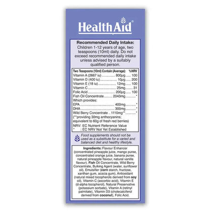 Health Aid - KidzOmega Liquid - GOLDFARMACI