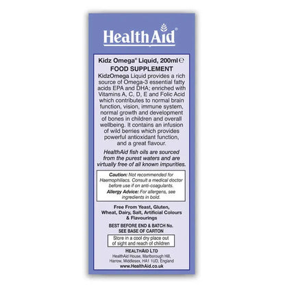 Health Aid - KidzOmega Liquid - GOLDFARMACI