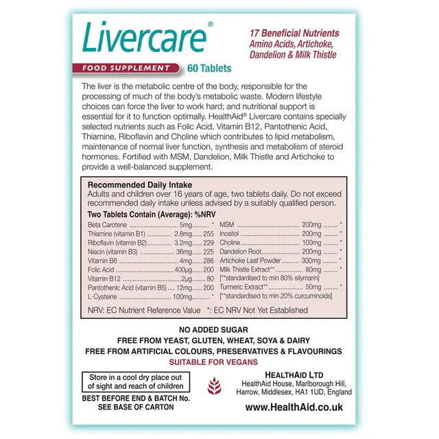 Health Aid - Livercare - GOLDFARMACI
