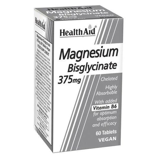 Health Aid - Magnesium Bisglycinate 375mg - GOLDFARMACI