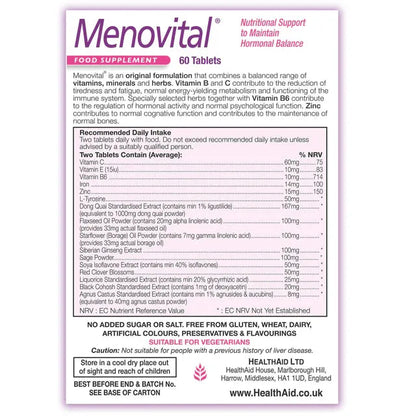 Health Aid - Menovital - GOLDFARMACI