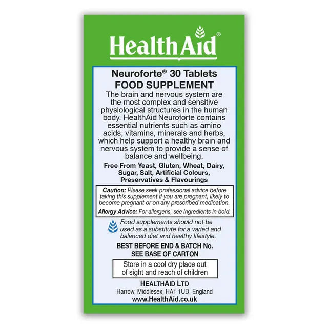 Health Aid - NeuroForte - GOLDFARMACI
