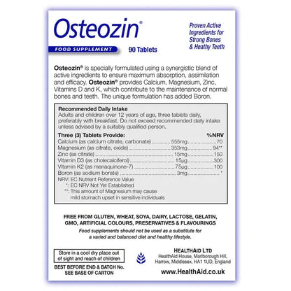 Health Aid - Osteozin - GOLDFARMACI