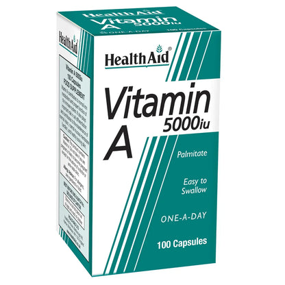 Health Aid - Vitamin A 5000iu - GOLDFARMACI