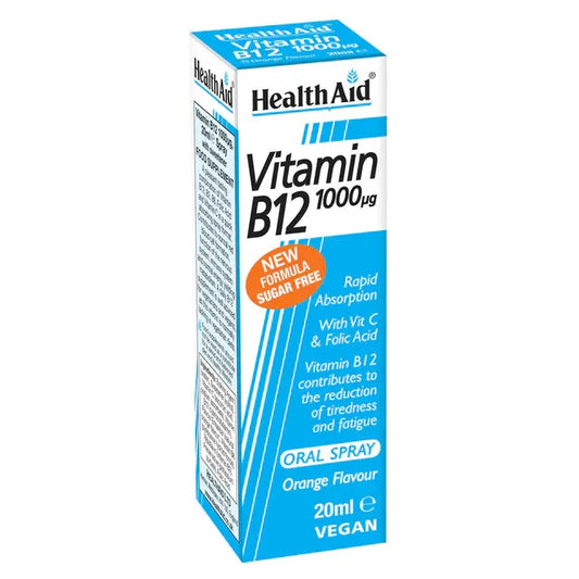 Health Aid - Vitamin B12 1000µg Spray - GOLDFARMACI