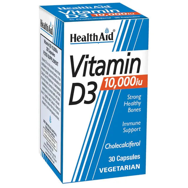 Health Aid - Vitamin D3 10,000IU - GOLDFARMACI
