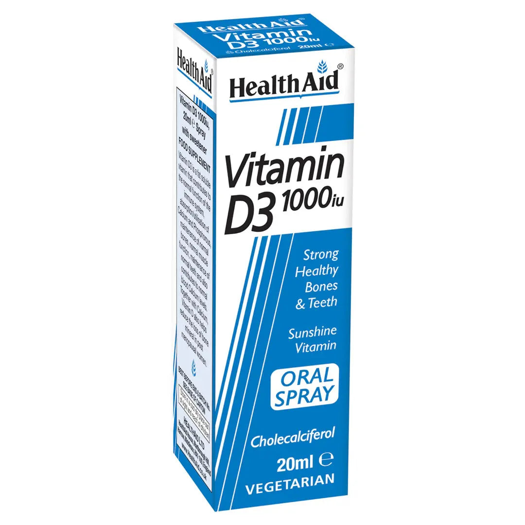 Health Aid - Vitamin D3 1000iu Oral Spray - GOLDFARMACI