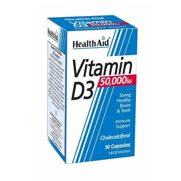 Health Aid - Vitamin D3 50000IU - GOLDFARMACI