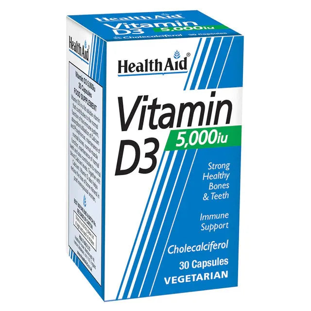 Health Aid - Vitamin D3 5000iu - GOLDFARMACI
