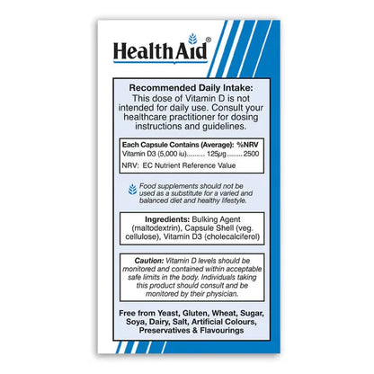 Health Aid - Vitamin D3 5000iu - GOLDFARMACI