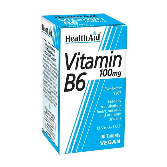 HealthAid - Vitamin B6 100mg - GOLDFARMACI