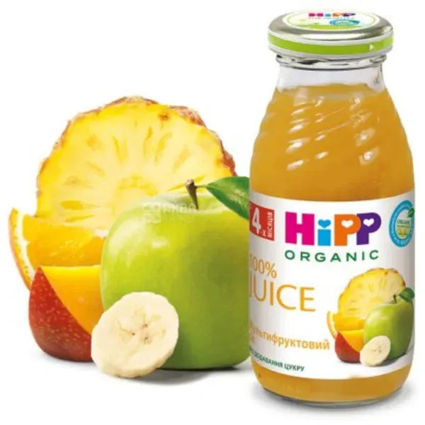 Hipp - 100% Organic Juice Multifruit - GOLDFARMACI