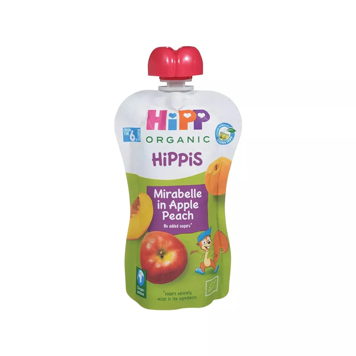 Hipp - HiPPiS Mirabelle in Apple & Peach (6m+) - GOLDFARMACI