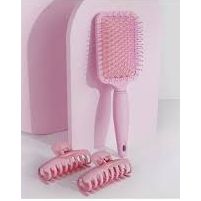 Brushworks - Paddle Brush & Claw Clips Set