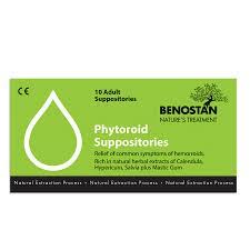 BENOSTAN Phytoroid Suppositories Adult 10'S
