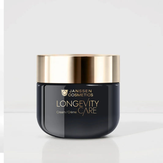 Janssen Cosmetics Longevity Care Cream Black, krem për fytyrën në paketim.