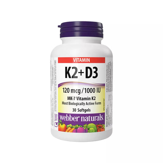 Webber Naturals - K2 + D3 - GOLDFARMACI