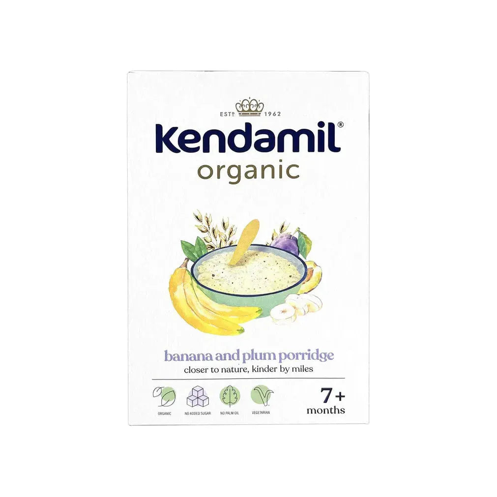 Kendamil - Organic Banana and Plum Baby Porridge - GOLDFARMACI