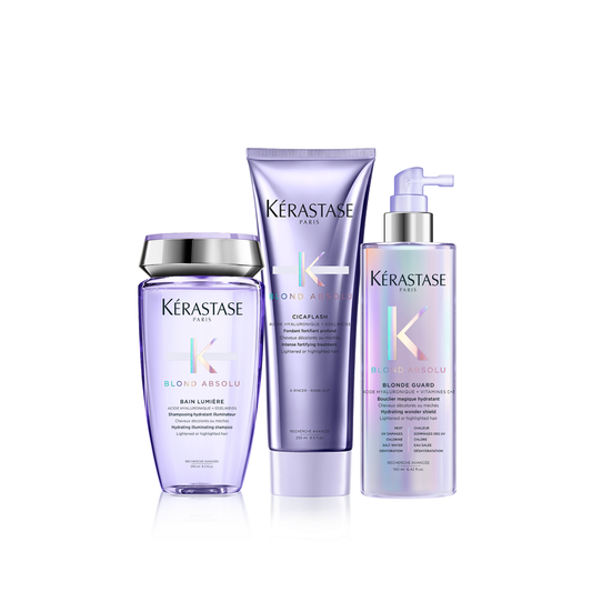 Kérastase Blond Absolu Bain Lumière, Cicaflash and Blonde Guard Set