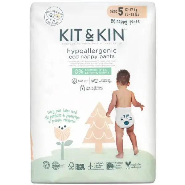 Kit&Kin - Eco Nappy Pants 5 - GOLDFARMACI