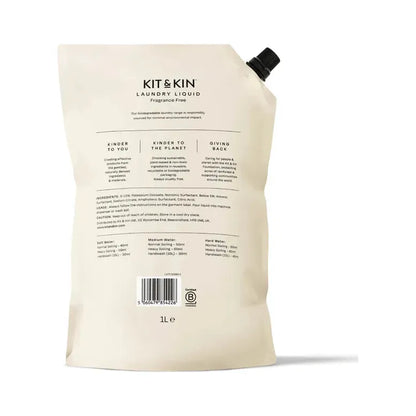 Kit&Kin - Laundry Liquid 1000ml (Refill Pouch) - GOLDFARMACI