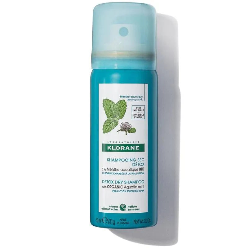 Klorane - Detox Dry Shampoo with Aquatic Mint - GOLDFARMACI