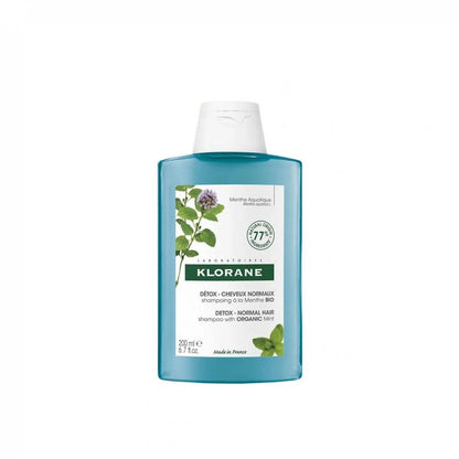 Klorane - Detox Shampoo with Aquatic Mint - GOLDFARMACI