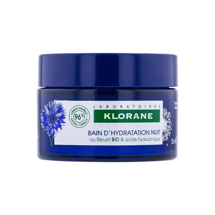 Klorane - Hydrating Night Mask with Organic Cornflower - GOLDFARMACI