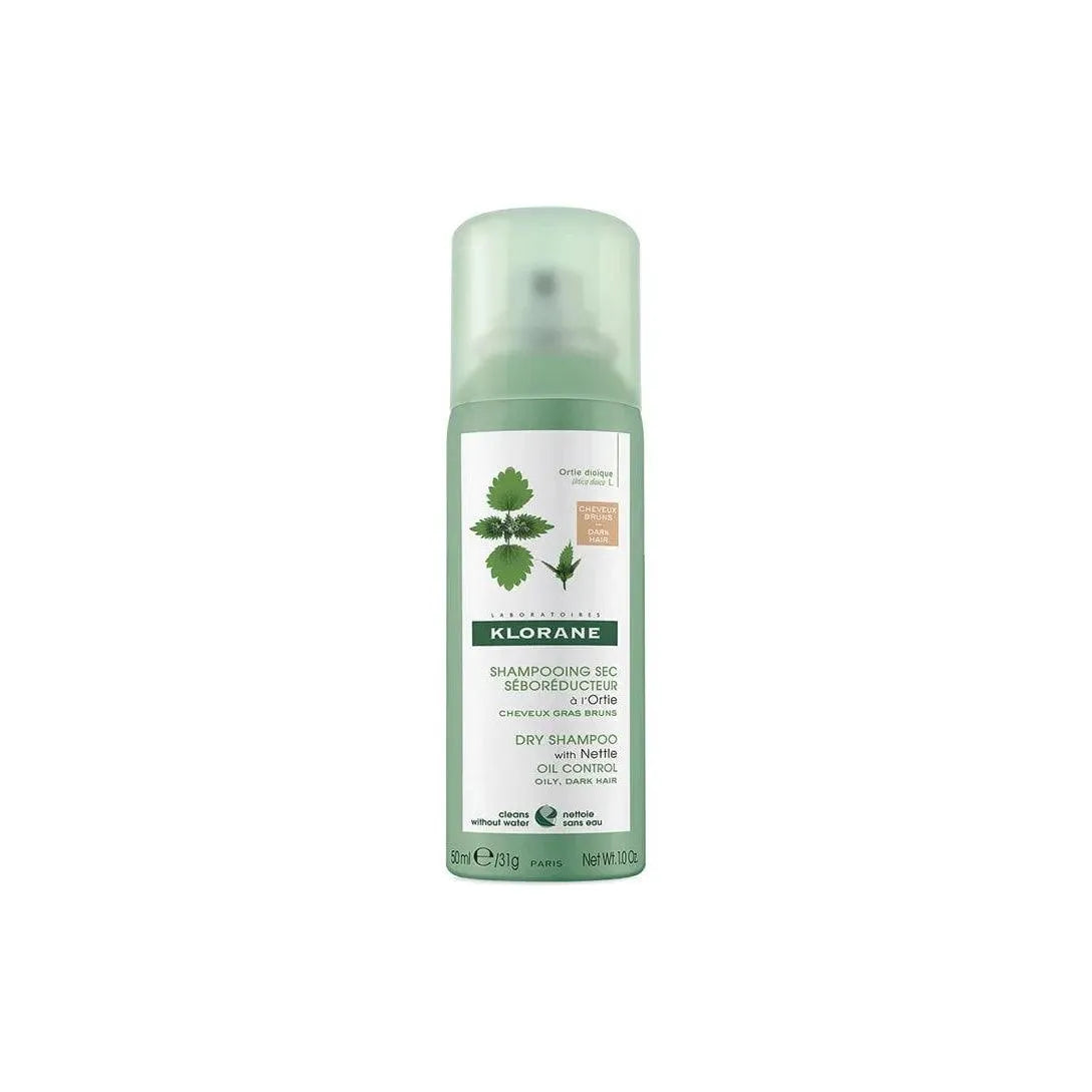 Klorane - Dry Shampoo with Nettle - Tinted - GOLDFARMACI