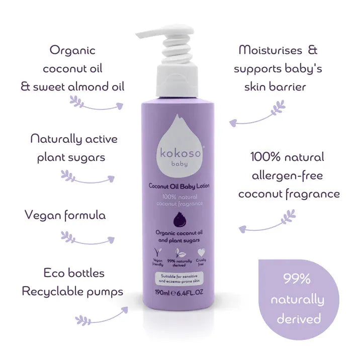 Kokoso Baby - Coconut Oil Baby Lotion - GOLDFARMACI