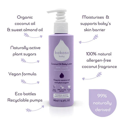 Kokoso Baby - Coconut Oil Baby Lotion - GOLDFARMACI