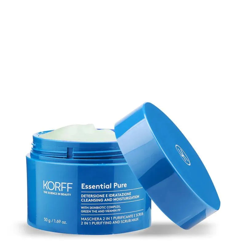 Korff - Essential Pure 2 In 1 Purifying & Scrub Mask - GOLDFARMACI