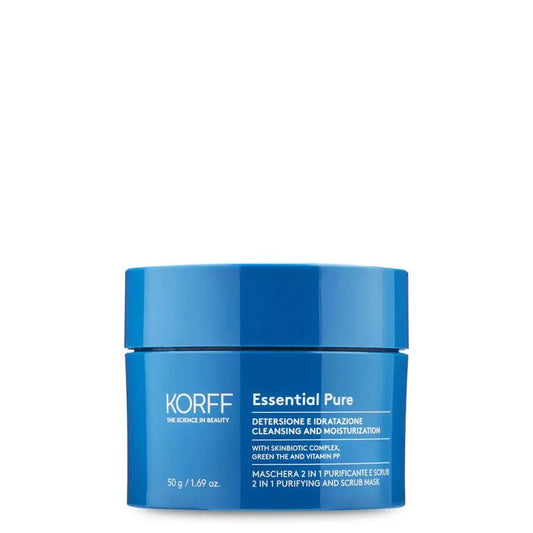 Korff - Essential Pure 2 In 1 Purifying & Scrub Mask - GOLDFARMACI