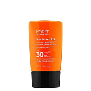 Korff - Sun Secret AIR Ultralight Face Fluid SPF30 - GOLDFARMACI