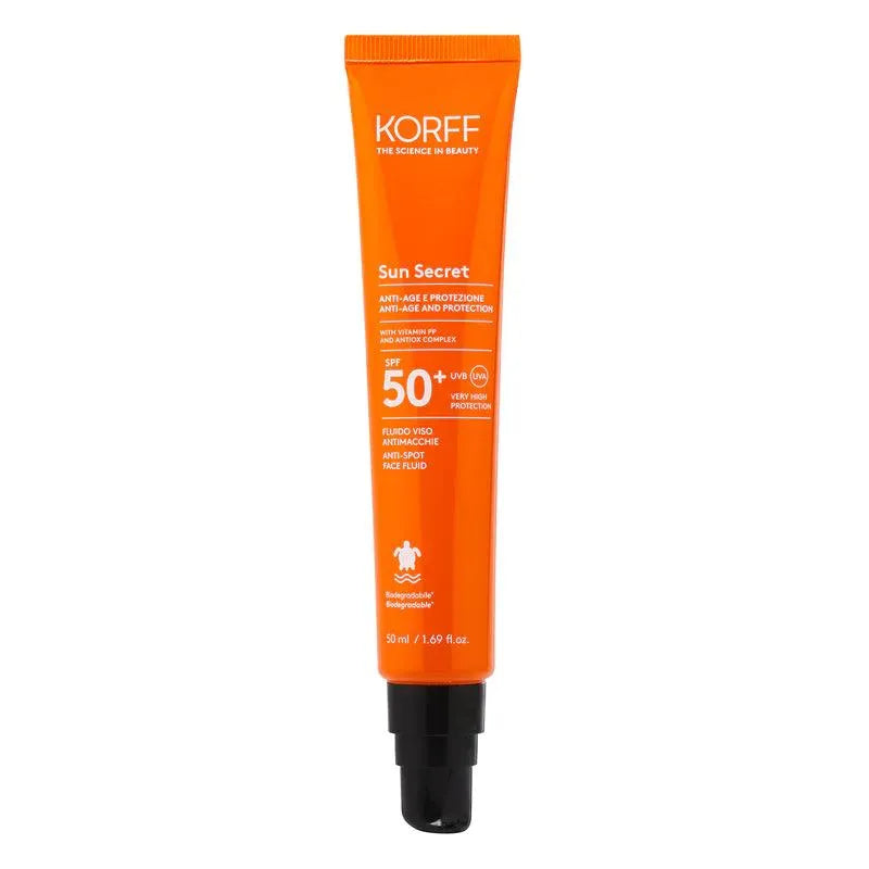 Korff - Sun Secret Anti-Spot Face Fluid SPF50+ - GOLDFARMACI