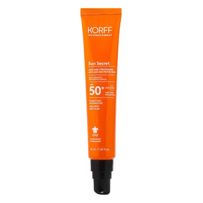 Korff - Sun Secret Anti-Spot Face Fluid SPF50+ - GOLDFARMACI