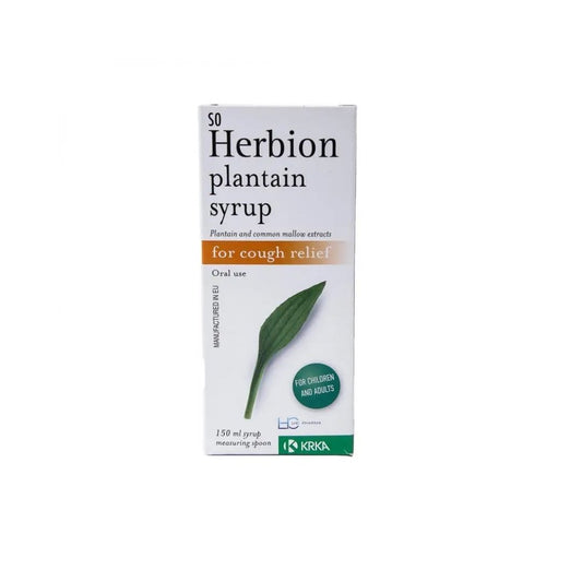 KRKA - Herbion Plantain Syrup – 150 ml