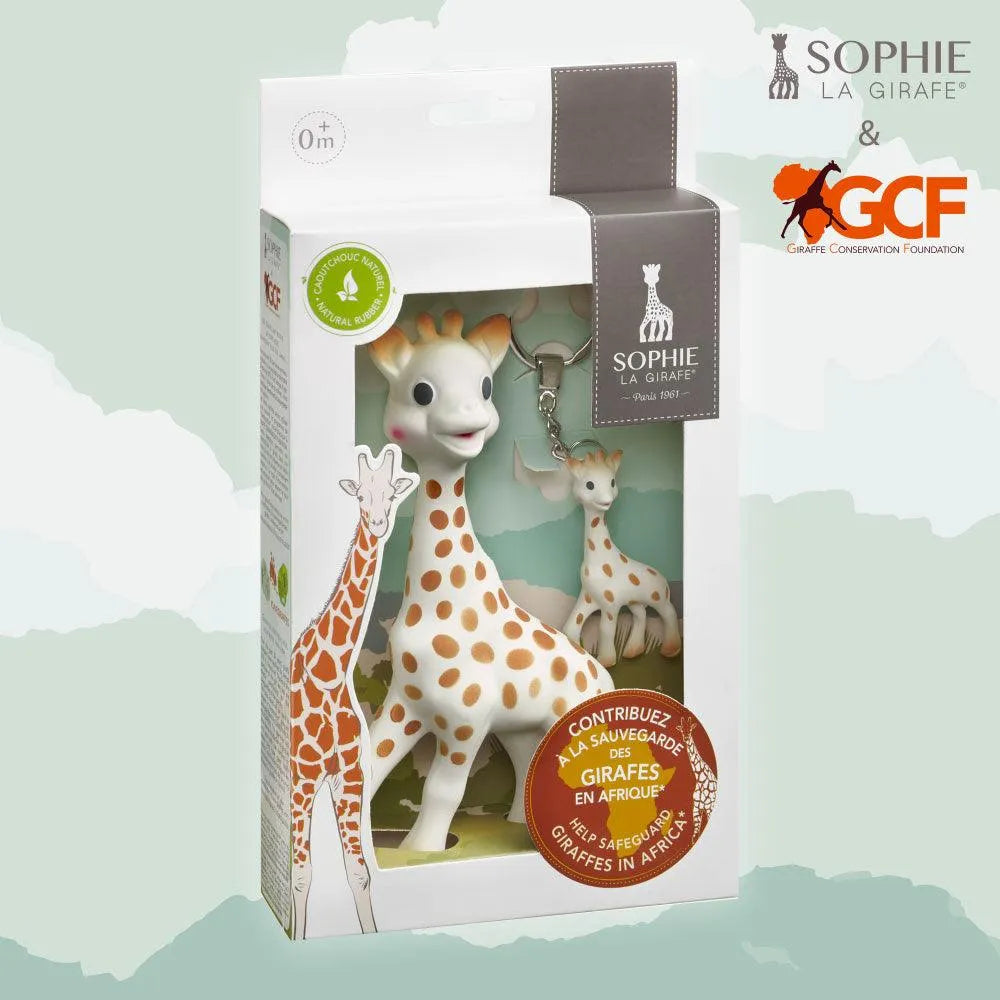Sophie La Girafe - La Girafe Gift Box + Key Chain - GOLDFARMACI