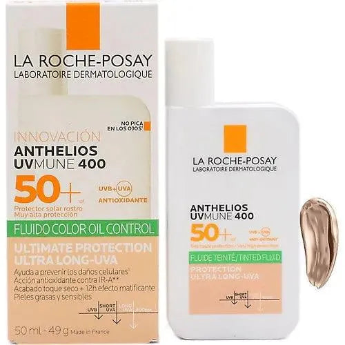 La Roche-Posay - Anthelios Oil Control Fluid Tinted SPF50+ - GOLDFARMACI