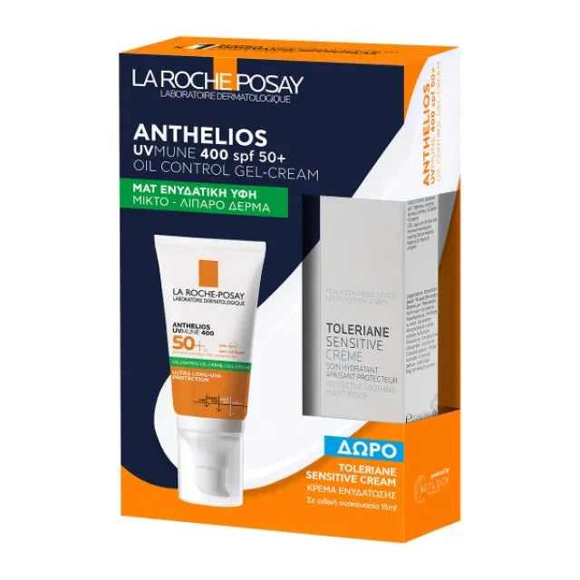 La Roche-Posay - Anthelios SPF50+ UVMune 400 Oil Control Gel-Cream Set - GOLDFARMACI