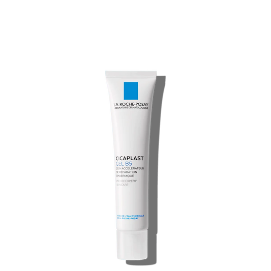 La Roche-Posay Cicaplast Gel B5 skincare tube on plain background from Goldfarmaci