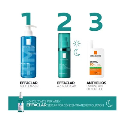 La Roche-Posay - Effaclar A.Z. Gel Cream - GOLDFARMACI