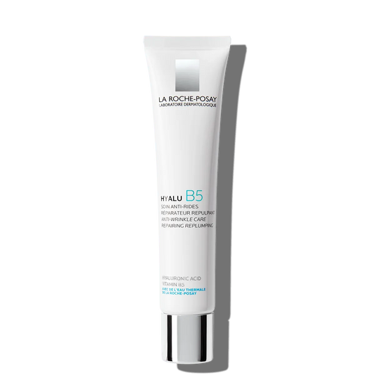 La Roche-Posay Hyalu B5 Anti-Wrinkle Cream tube, dermocosmetic skincare at Goldfarmaci