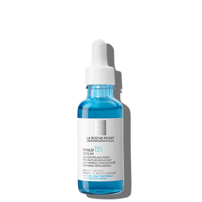 La Roche-Posay Hyalu B5 Serum blue dropper bottle for skincare at Goldfarmaci