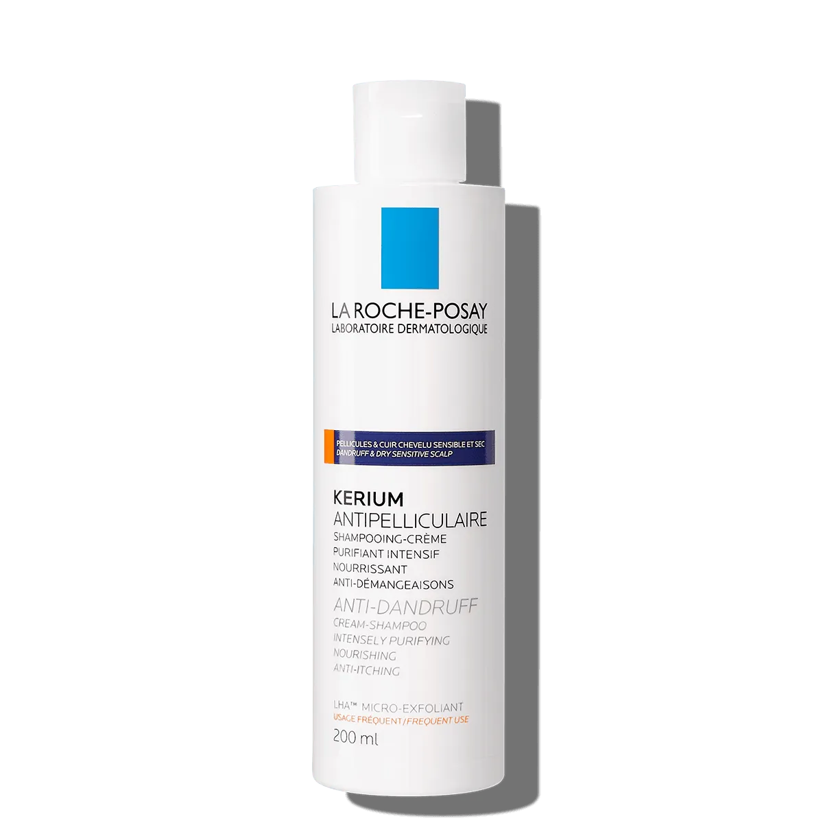 La Roche-Posay - Kerium Anti-Dandruff Cream-Shampoo Dry Sensitive Scalp - GOLDFARMACI