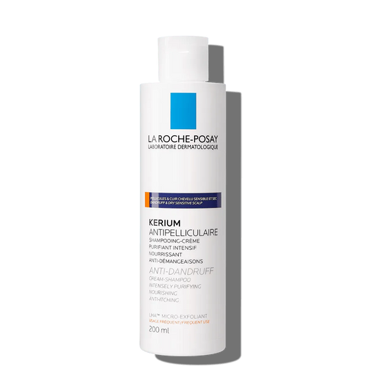 La Roche-Posay - Kerium Anti-Dandruff Cream-Shampoo Dry Sensitive Scalp - GOLDFARMACI