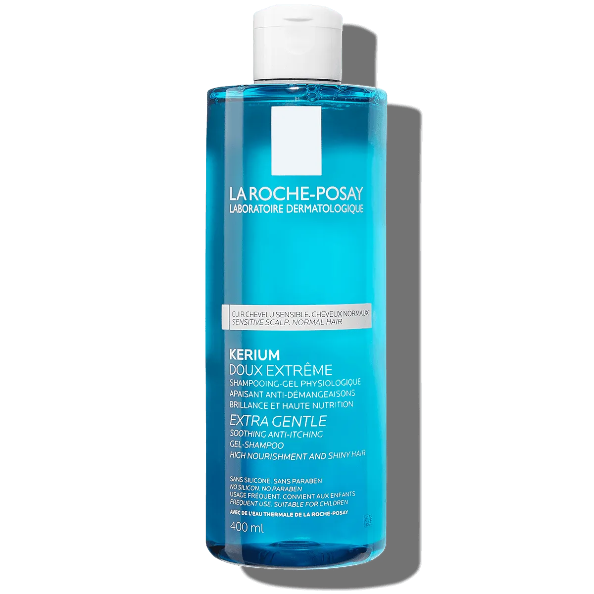 La Roche-Posay - Kerium Extra Gentle Gel Shampoo for Sensitive Scalp - GOLDFARMACI