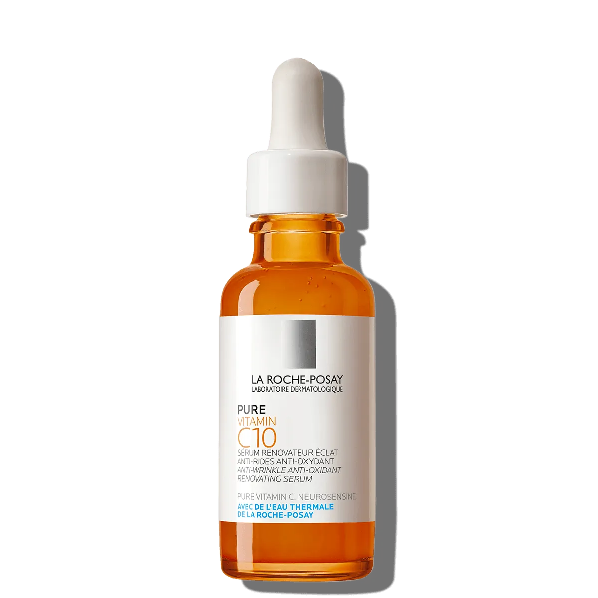 La Roche-Posay Pure Vitamin C10 serum bottle for skincare at Goldfarmaci