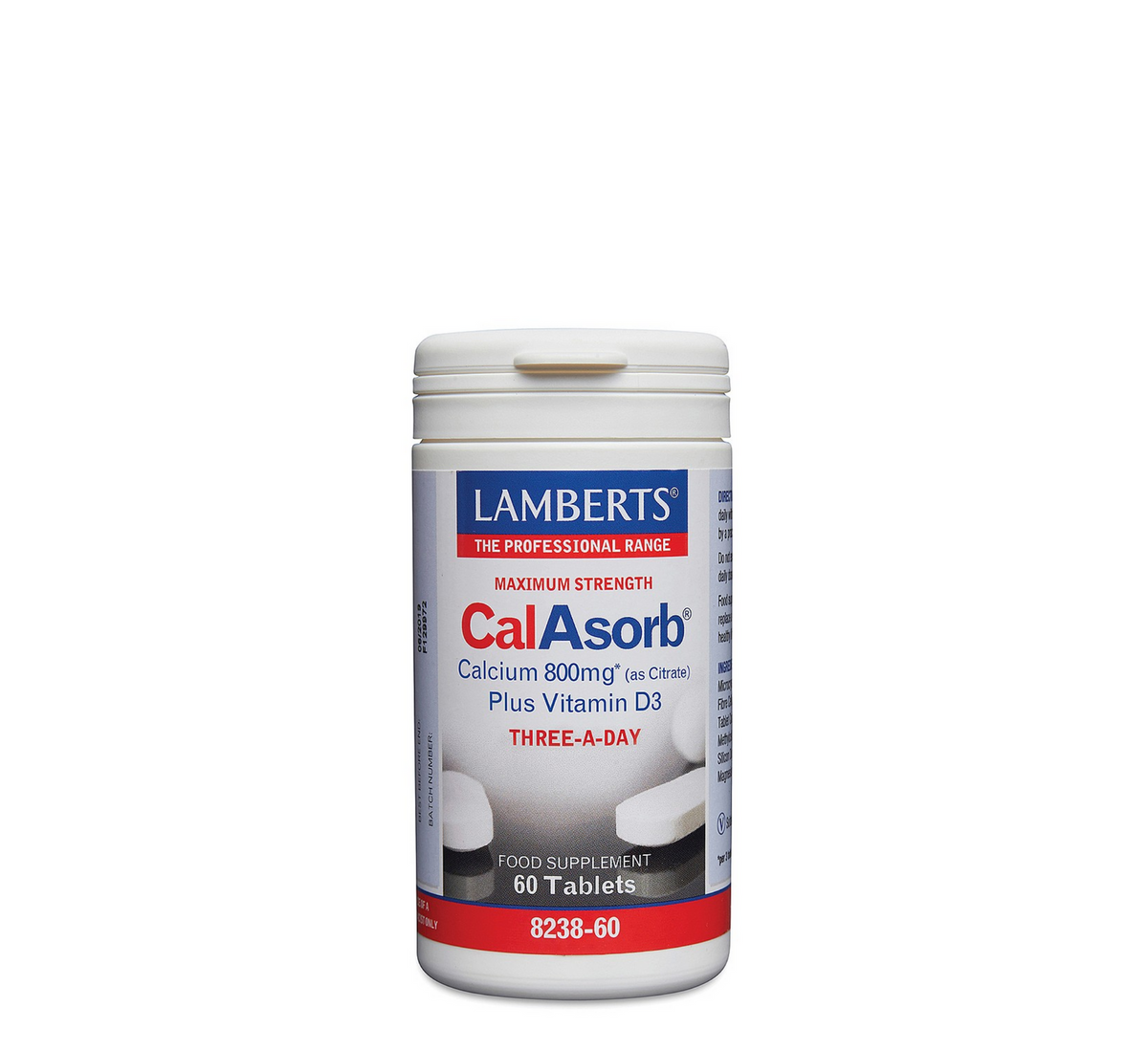 Lamberts CalAsorb Calcium 800 mg, 60 tablets