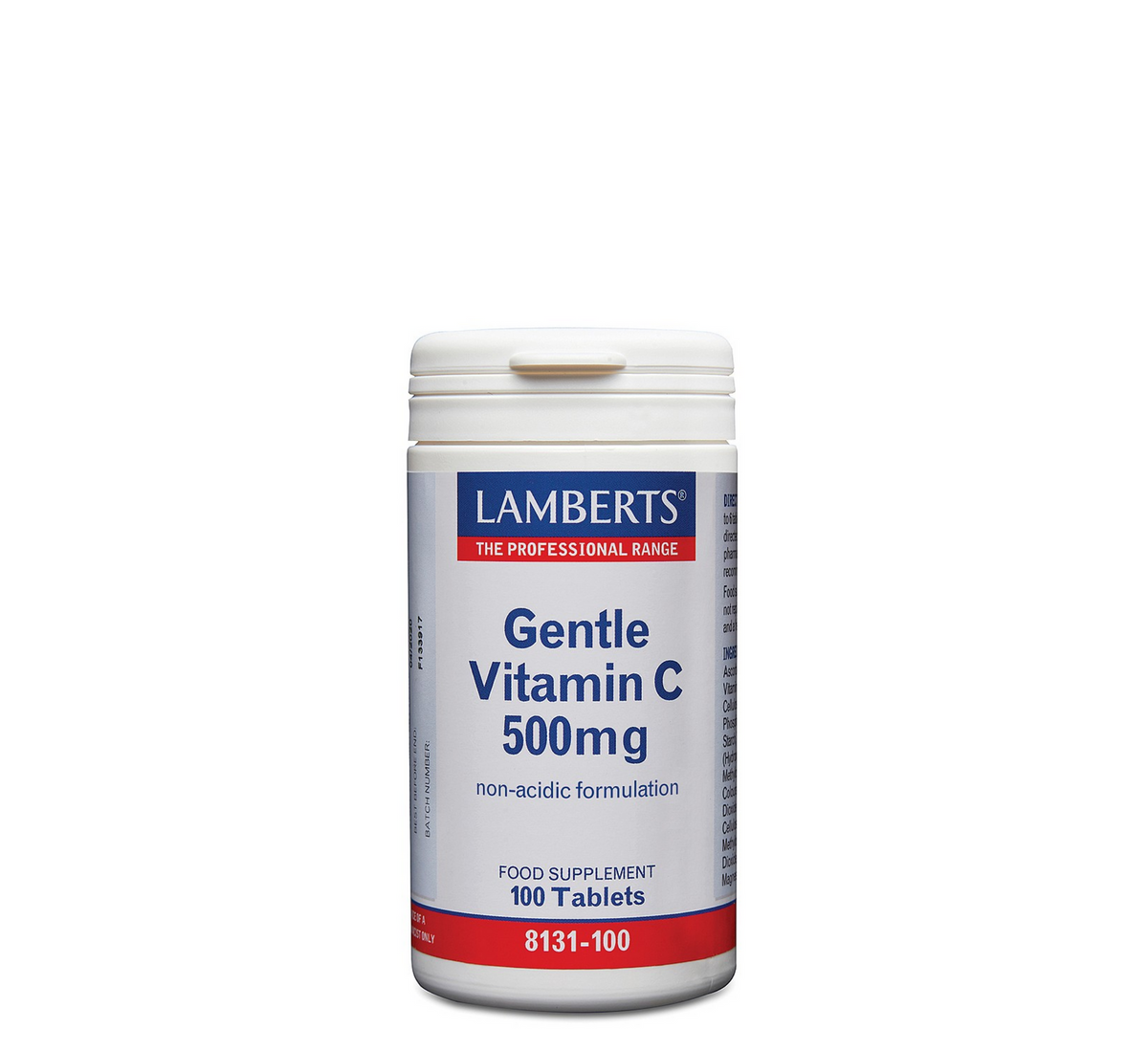Lamberts Gentle Vitamin C 500 mg 100 tablets